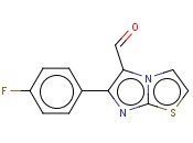 6-(4-<span class='lighter'>FLUOROPHENYL</span>)IMIDAZO[2,1-B]THIAZOLE-5-<span class='lighter'>CARBOXALDEHYDE</span>