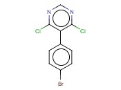 5-(4-BROMOPHENYL)-<span class='lighter'>4,6-DICHLOROPYRIMIDINE</span>