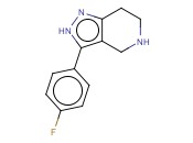 3-(4-FLUOROPHENYL)-4,5,6,7-TETRAHYDRO-2H-PYRAZOLO[4,3-C]PYRIDINE