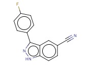 3-(4-氟苯基)-1H-<span class='lighter'>吲</span><span class='lighter'>唑</span>-5-甲腈