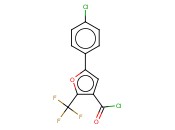 5-(4-<span class='lighter'>CHLOROPHENYL</span>)-2-(TRIFLUOROMETHYL)FURAN-3-CARBONYL CHLORIDE