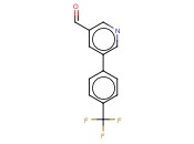 5-(4-(TRIFLUOROMETHYL)PHENYL)<span class='lighter'>PYRIDINE-3-CARBALDEHYDE</span>
