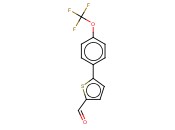 5-[4-(TRIFLUOROMETHOXY)PHENYL]THIOPHENE-2-<span class='lighter'>CARBALDEHYDE</span>
