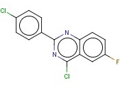 4-CHLORO-2-(4-CHLORO-PHENYL)-6-FLUORO-QUINAZOLINE