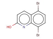 5,8-DIBROMO-2-<span class='lighter'>HYDROXYQUINOLINE</span>