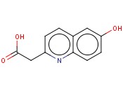 6-<span class='lighter'>HYDROXYQUINOLINE</span>-2-ACETIC ACID