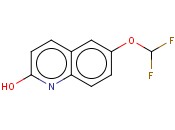 6-(DIFLUOROMETHOXY)-2-<span class='lighter'>HYDROXYQUINOLINE</span>