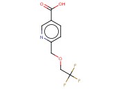 6-[(2,2,2-三氟乙氧基)甲基]<span class='lighter'>烟酸</span>