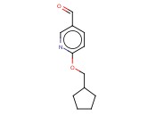 3-<span class='lighter'>PYRIDINECARBOXALDEHYDE</span>, 6-(CYCLOPENTYLMETHOXY)-