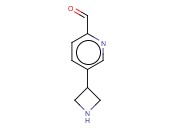 <span class='lighter'>2-PYRIDINECARBOXALDEHYDE</span>, 5-(3-AZETIDINYL)-
