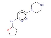 6-PIPERAZIN-1-YL-N-<span class='lighter'>TETRAHYDROFURAN</span>-2-YLPYRIDAZIN-3-AMINE
