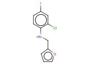 2-CHLORO-N-(FURAN-2-YLMETHYL)-<span class='lighter'>4-IODOANILINE</span>