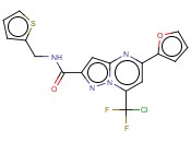 7-(氯二氟甲基)-5-(2-呋喃<span class='lighter'>基</span>)-N-(2-<span class='lighter'>噻吩</span><span class='lighter'>基</span>甲基)吡唑并[1,5-a]嘧啶-2-甲酰胺