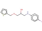 N-[2-HYDROXY-3-(THIOPHEN-2-YLMETHOXY)PROPYL]-<span class='lighter'>4-IODOANILINE</span>