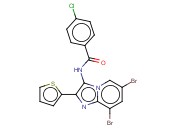 4-氯-N-[6,8-二<span class='lighter'>溴</span>-2-（2-<span class='lighter'>噻吩</span>基）咪唑并〔1,2-a〕吡啶-3-基]苯甲酰胺