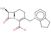 1-[[(6R,7R)-7-氨基-2-羧基-8-氧代-5-硫<span class='lighter'>杂</span>-1-<span class='lighter'>氮</span><span class='lighter'>杂</span>双<span class='lighter'>环</span>[4.2.0]辛-2-烯-3-基]甲基]-6,7-二氢-5H-<span class='lighter'>环</span>戊并[b]吡啶内盐