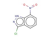 <span class='lighter'>1H-INDAZOLE</span>,<span class='lighter'>3-CHLORO-7-NITRO-</span>