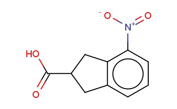 4-NITRO-2,3-DIHYDRO-1H-INDENE-2-CARBOXYLIC ACID