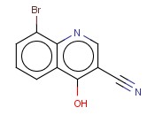 <span class='lighter'>3-QUINOLINECARBONITRILE</span>, 8-BROMO-4-HYDROXY-