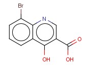 8-<span class='lighter'>溴</span>-4-羟基<span class='lighter'>喹啉</span>-3-羧酸