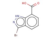3-溴-1H-<span class='lighter'>吲</span><span class='lighter'>唑</span>-7-羧酸