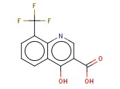 4-<span class='lighter'>HYDROXY</span>-8-(TRIFLUOROMETHYL)QUINOLINE-3-CARBOXYLIC ACID