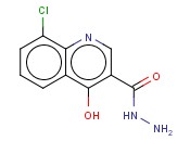 <span class='lighter'>8-CHLORO-4-HYDROXYQUINOLINE-3-CARBOHYDRAZIDE</span>