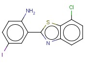 2-(7-CHLORO-1,3-BENZOTHIAZOL-2-YL)-<span class='lighter'>4-IODOANILINE</span>