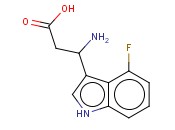 1H-<span class='lighter'>吲哚</span>-3-<span class='lighter'>丙酸</span>,b-氨基-4-氟-