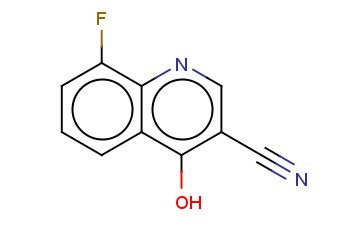 <span class='lighter'>3-QUINOLINECARBONITRILE</span>, 8-FLUORO-4-HYDROXY-