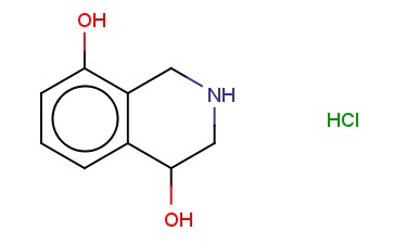 <span class='lighter'>1,2,3,4-TETRAHYDRO-4,8-ISOQUINOLINEDIOL</span> <span class='lighter'>HYDROCHLORIDE</span>