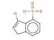 3-CHLORO-1H-<span class='lighter'>INDENE</span>-4-SULFONYL CHLORIDE