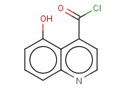 5-<span class='lighter'>HYDROXYQUINOLINE</span>-4-CARBONYL CHLORIDE