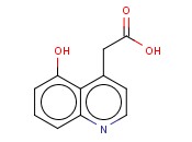5-<span class='lighter'>HYDROXYQUINOLINE</span>-4-ACETIC ACID