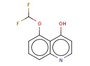 5-(DIFLUOROMETHOXY)-4-<span class='lighter'>HYDROXYQUINOLINE</span>