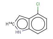 4-<span class='lighter'>CHLOROINDOLE</span>-2-14C