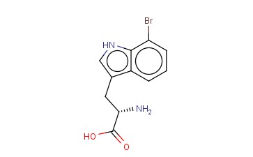<span class='lighter'>L-TRYPTOPHAN</span>, <span class='lighter'>7-BROMO-</span>