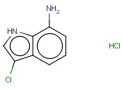 7-AMINO-3-<span class='lighter'>CHLOROINDOLE</span> HCL