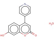 7-羟基-4-(4-吡啶基)香豆素<span class='lighter'>一</span>水化物