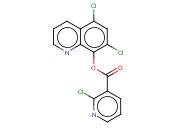 <span class='lighter'>5,7-DICHLORO-8-QUINOLYL</span> <span class='lighter'>2-CHLORONICOTINATE</span>
