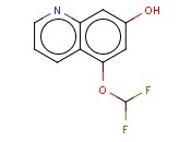 5-(DIFLUOROMETHOXY)-7-<span class='lighter'>HYDROXYQUINOLINE</span>