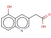 5-<span class='lighter'>HYDROXYQUINOLINE</span>-3-ACETIC ACID