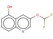 3-(DIFLUOROMETHOXY)-5-<span class='lighter'>HYDROXYQUINOLINE</span>