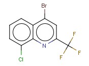4-<span class='lighter'>溴</span>-8-氯-2-(<span class='lighter'>三</span><span class='lighter'>氟</span>甲基)喹啉
