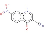 <span class='lighter'>3-QUINOLINECARBONITRILE</span>, 1,4-DIHYDRO-7-NITRO-4-OXO-