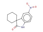 1,3-二氢-5-硝基-3-螺环己烷<span class='lighter'>吲哚</span>-2-<span class='lighter'>酮</span>