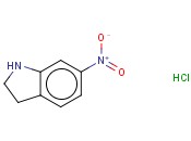 <span class='lighter'>6-NITRO-2,3-DIHYDRO-1H-INDOLE</span> <span class='lighter'>HCL</span> SALT