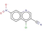 <span class='lighter'>3-QUINOLINECARBONITRILE</span>, 4-CHLORO-7-NITRO-