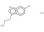 2-(6-溴-1H-<span class='lighter'>吲哚</span>-3-<span class='lighter'>基</span>)乙胺盐酸