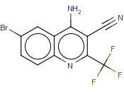 4-氨基-6-<span class='lighter'>溴</span>-2-(三氟甲基)<span class='lighter'>喹啉</span>-3-甲腈